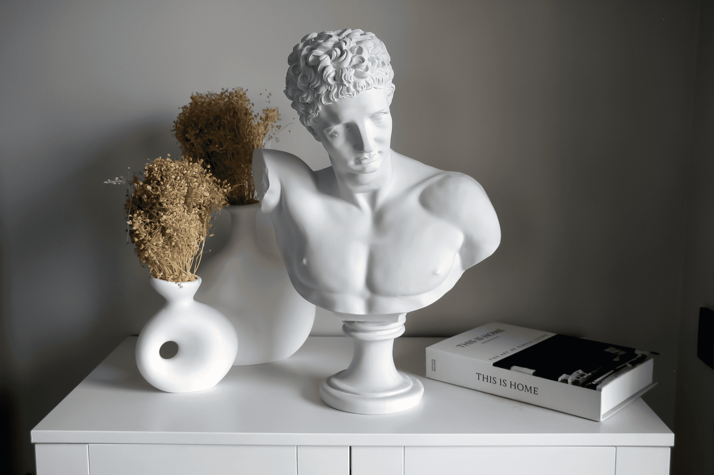 Hermes Bust Statue - Greek God of Speed, 50 cm / 20"