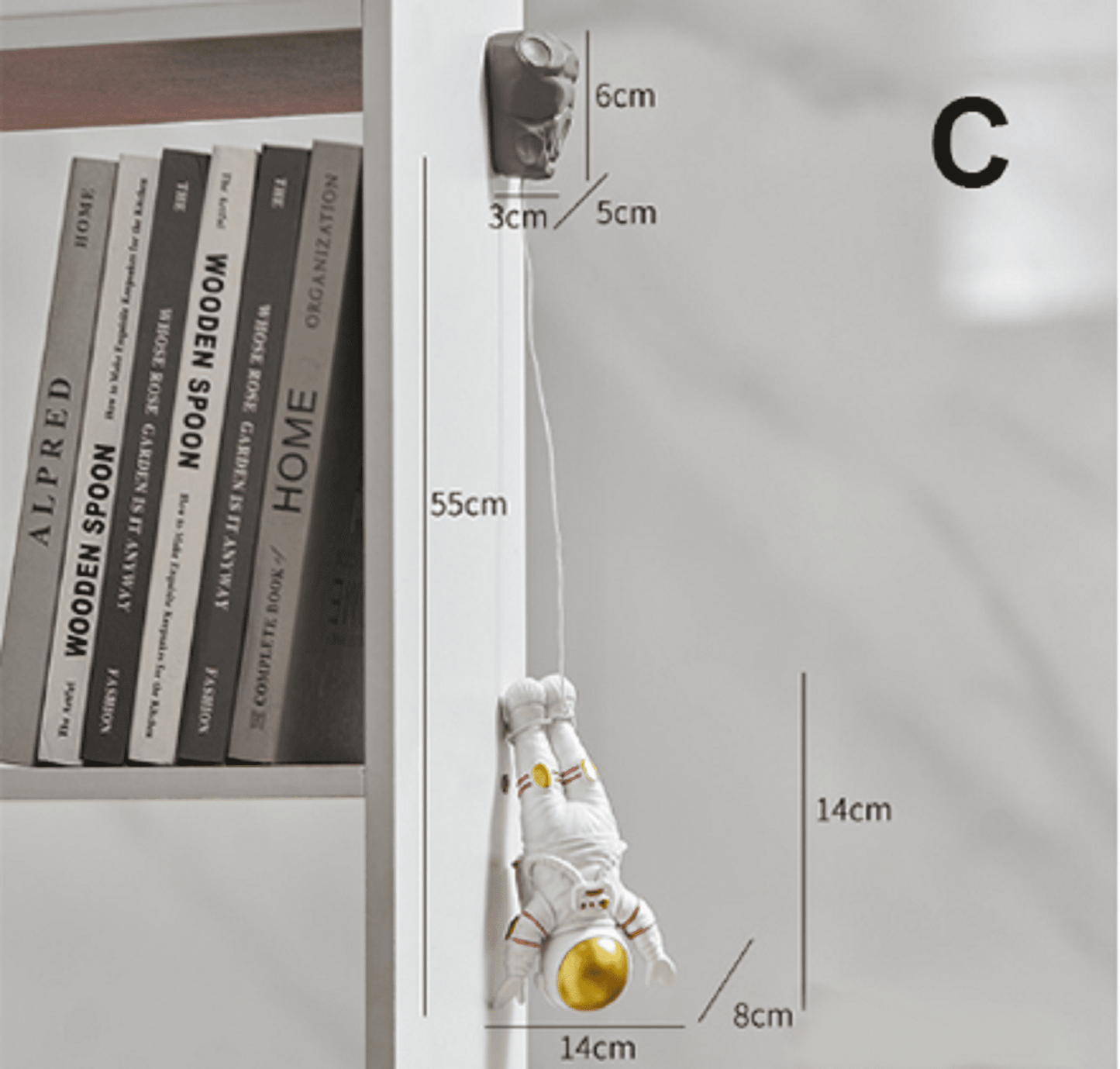 Astronaut Wall Climbing , Space Wall Art