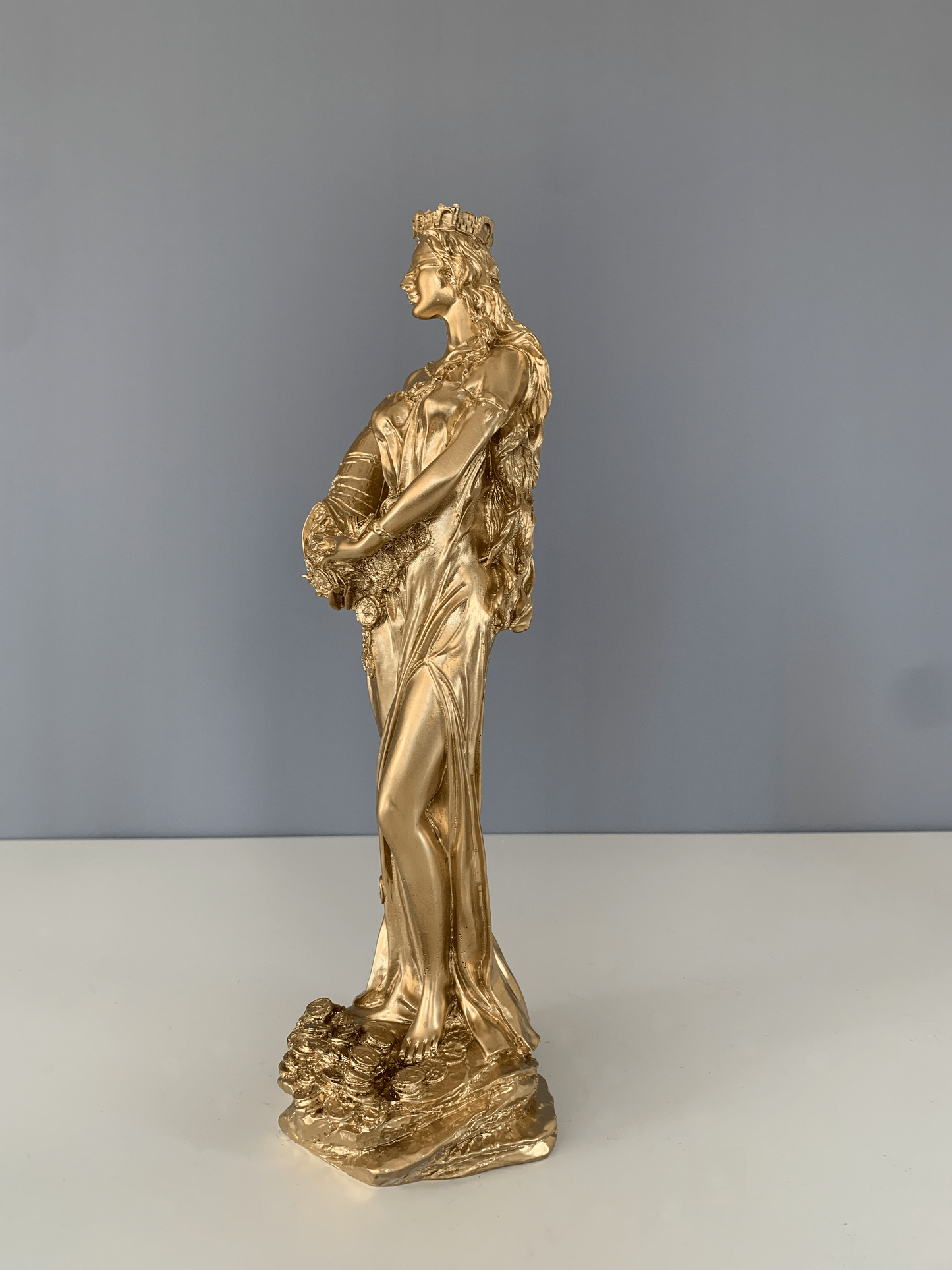 Fortuna Tyche - Greek Goddess of Luck, 29 cm / 11.4"