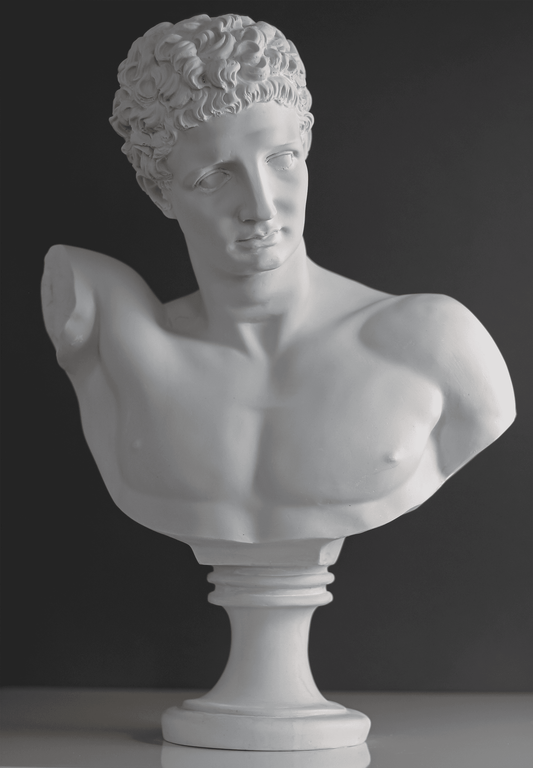 Hermes Bust Statue - Greek God of Speed, 50 cm / 20"