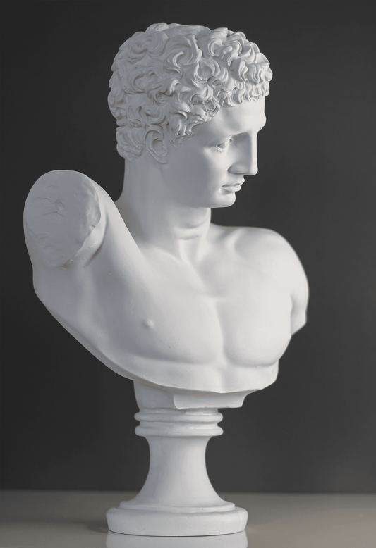 Hermes Bust Statue - Greek God of Speed, 50 cm / 20"