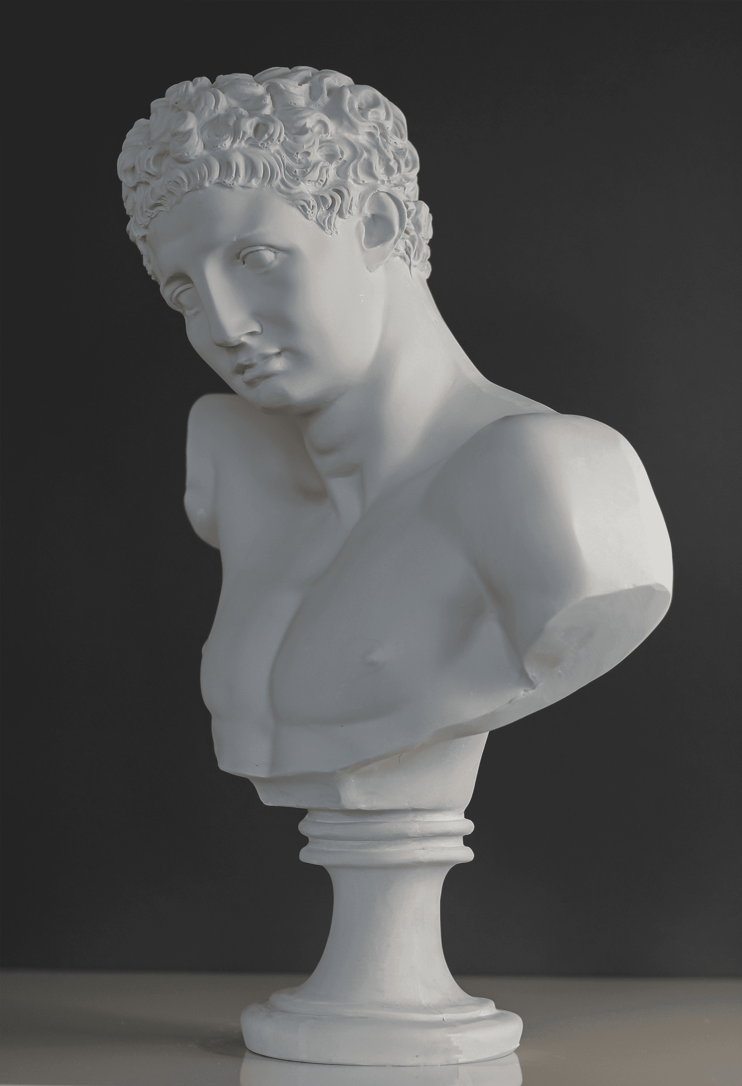 Hermes Bust Statue - Greek God of Speed, 50 cm / 20"