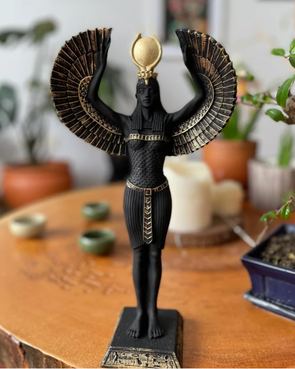 Egyptian Goddess Isis Statue, 34 cm / 13.4"