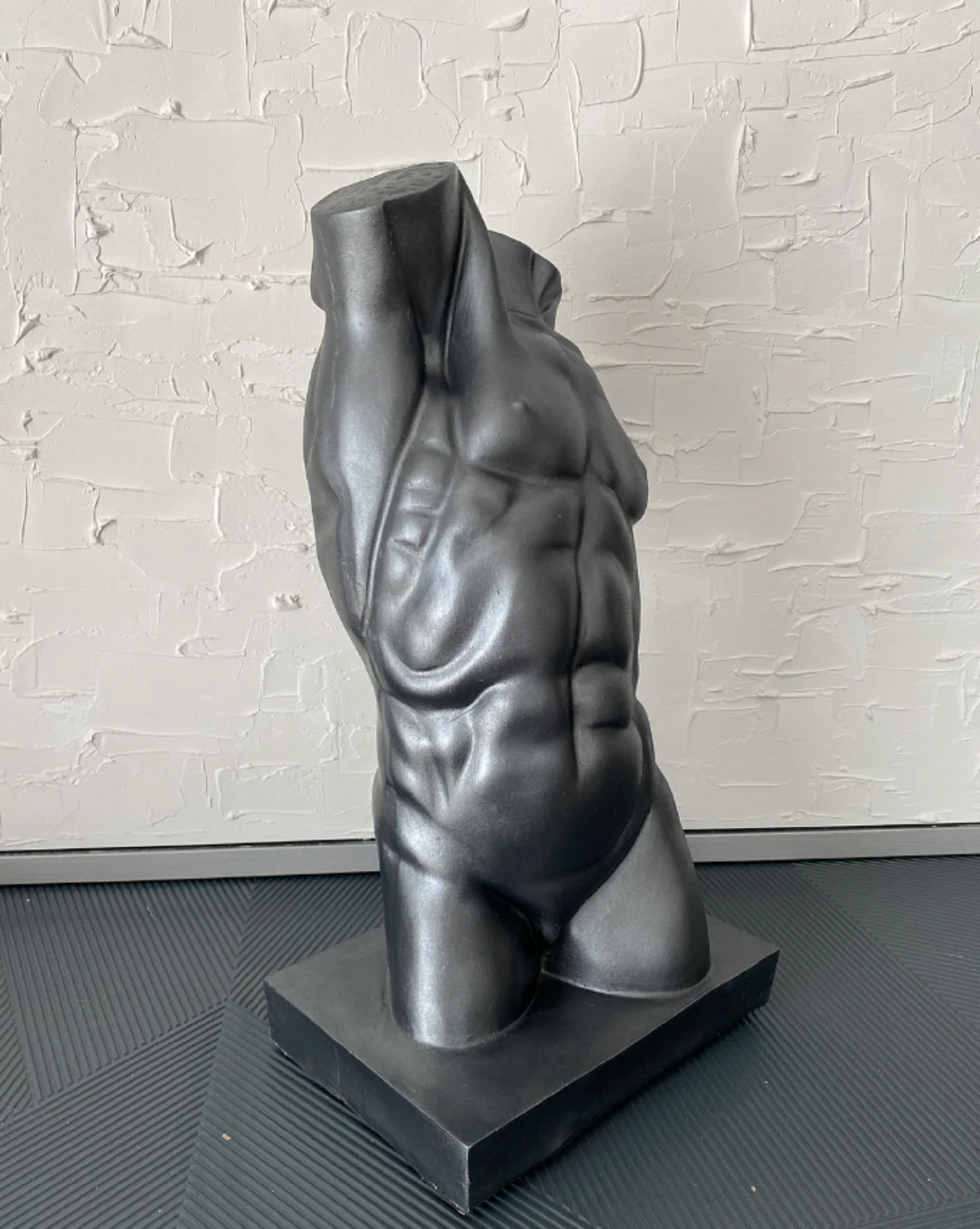 Male Torso Statue, 44 cm / 17.3"