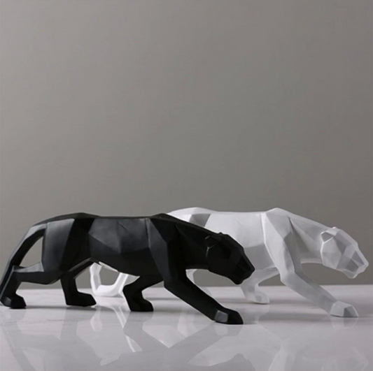 Geometric Tiger Sculpture, 45 cm / 18"