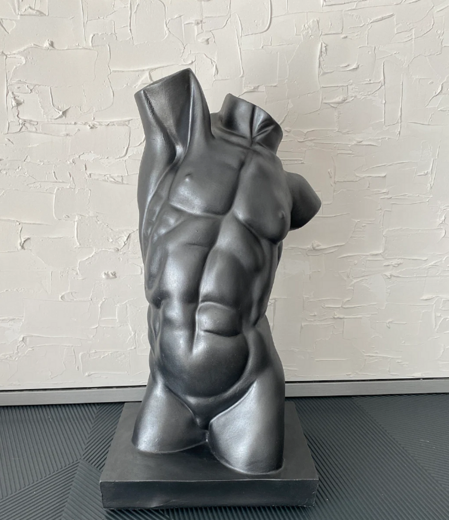 Male Torso Statue, 44 cm / 17.3"