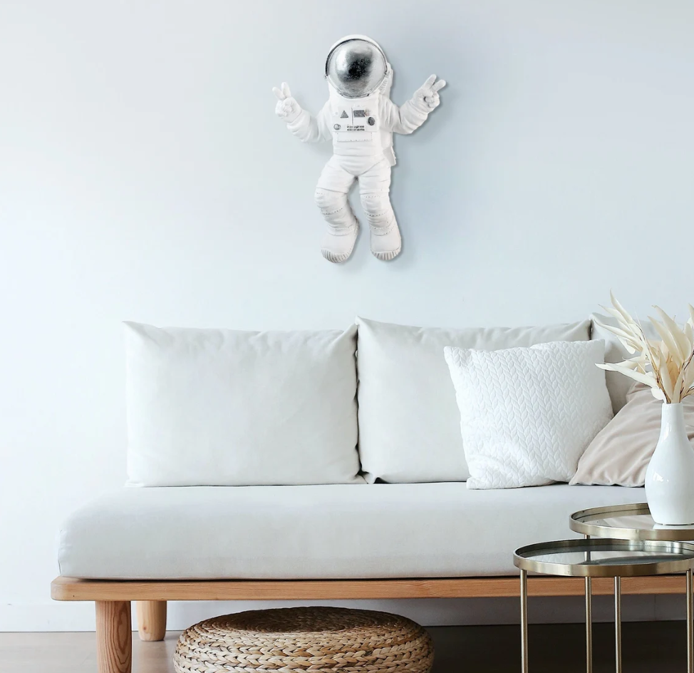 Astronaut Wall Sculpture, 47 cm / 18.5", Space Wall Art