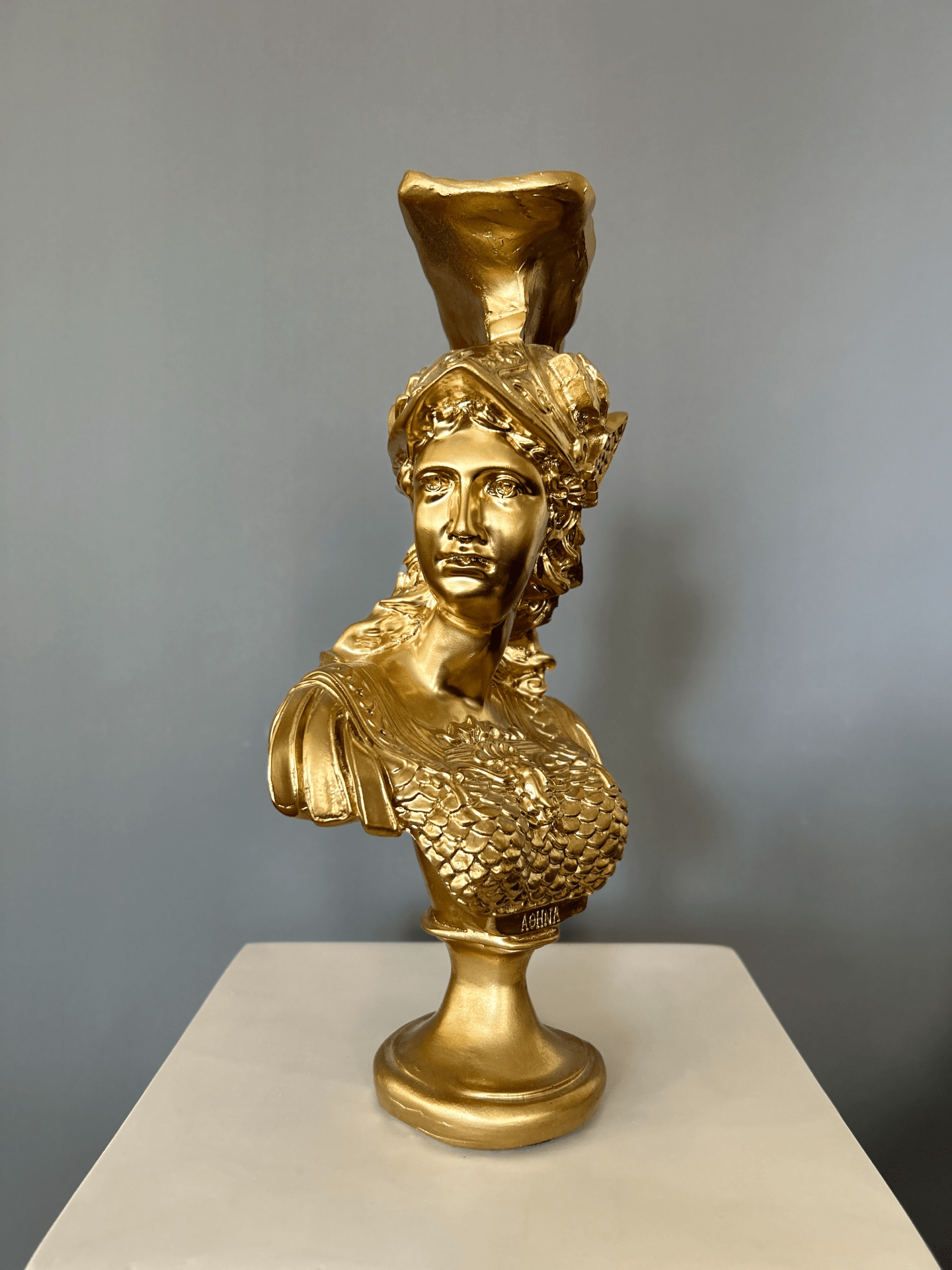 Athena Bust Statue - Goddess of War, 33 cm / 13"