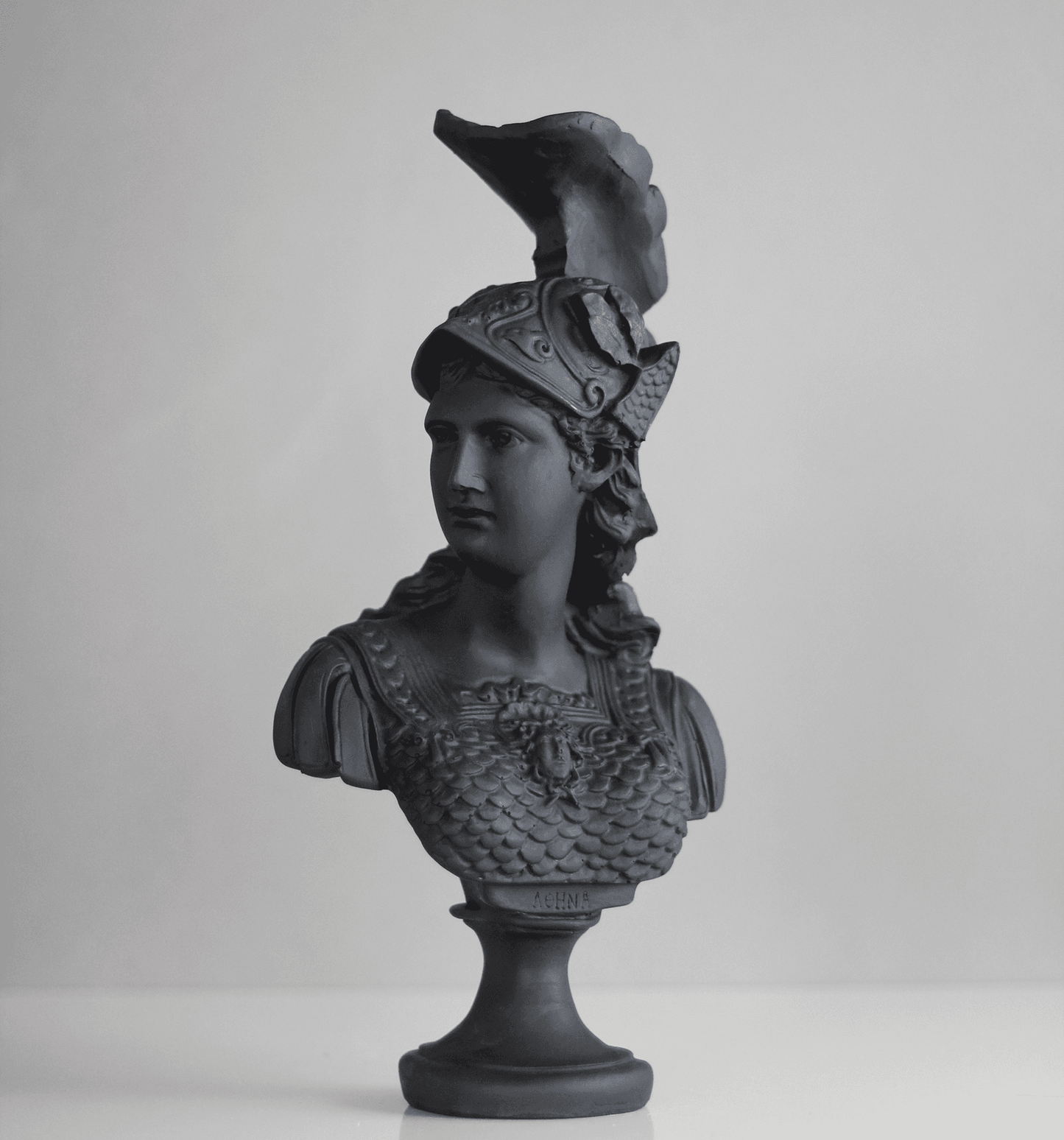 Athena Bust Statue - Goddess of War, 33 cm / 13"