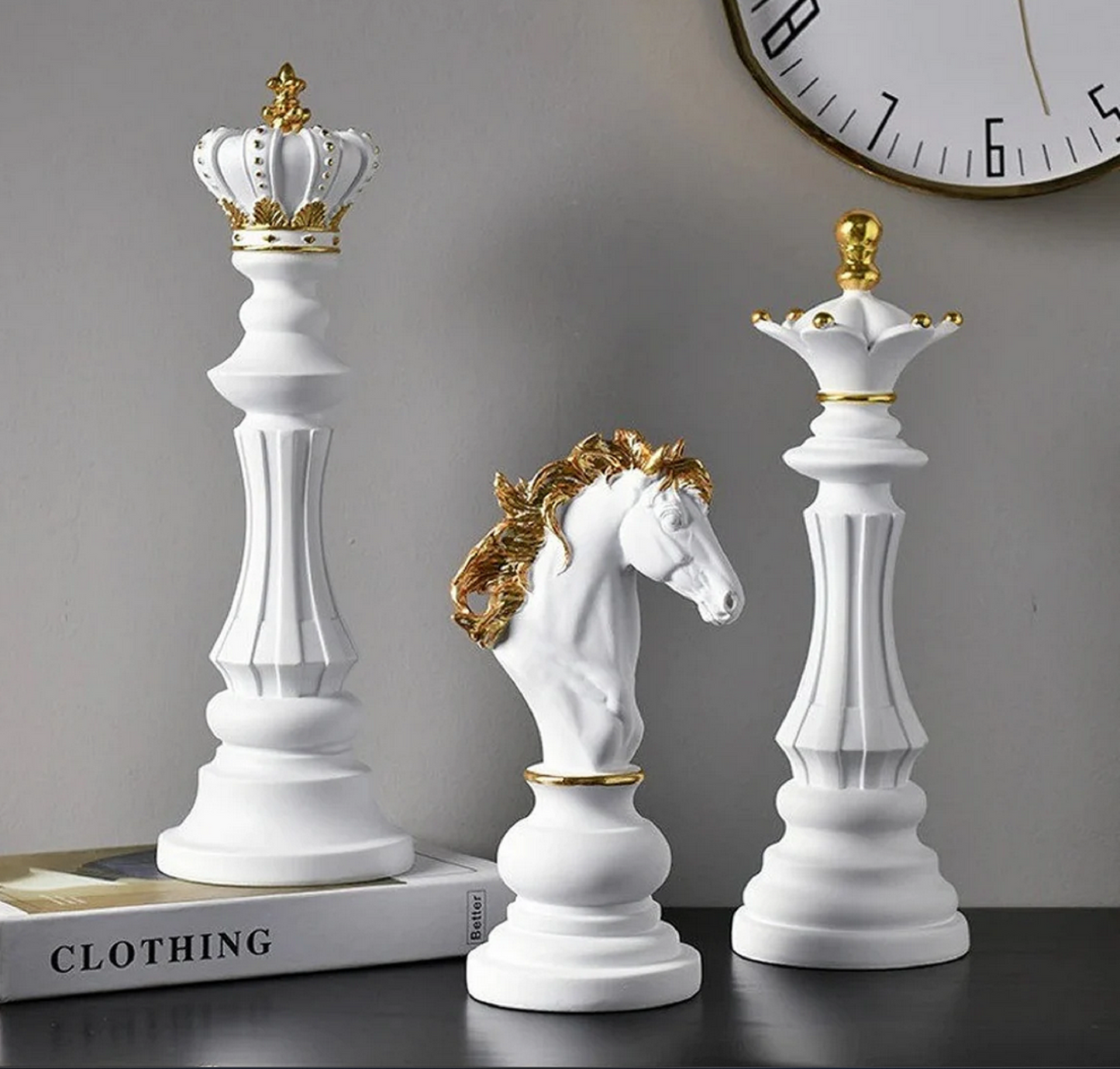 Large Chess Pieces, Modern Chess Set