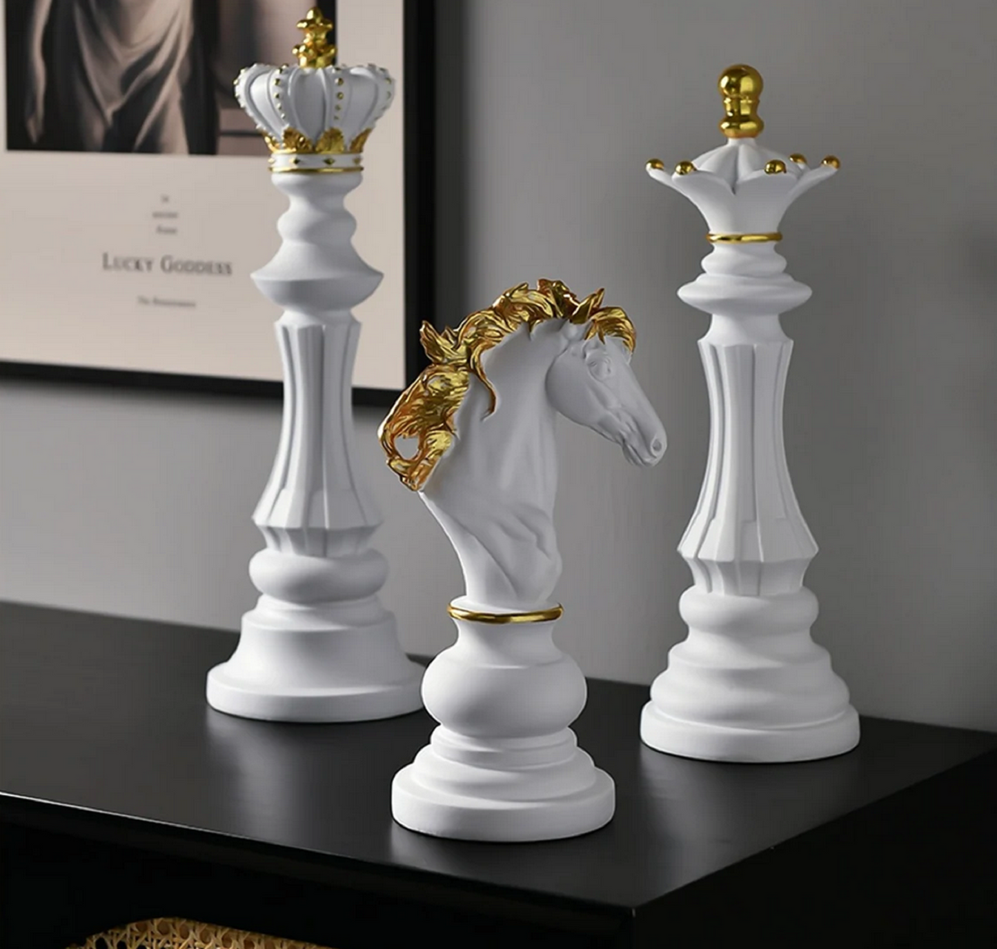 Large Chess Pieces, Modern Chess Set