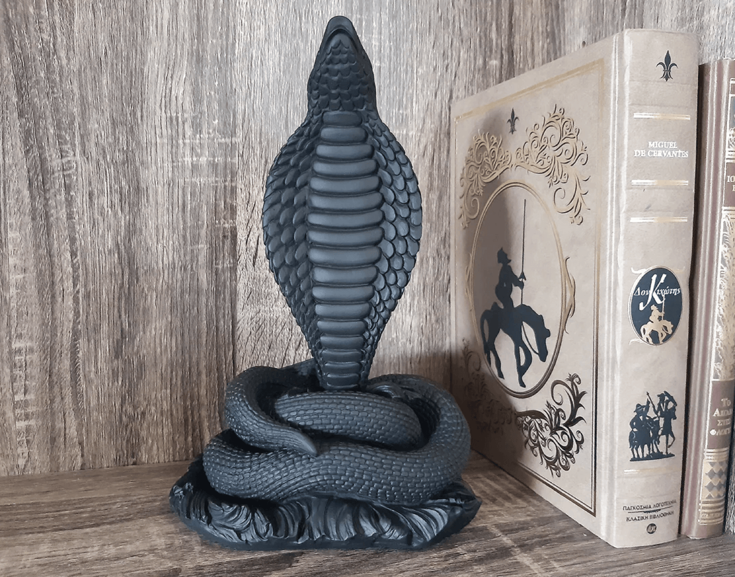 Cobra Statue, Snake Sculpture, 23 cm / 9"