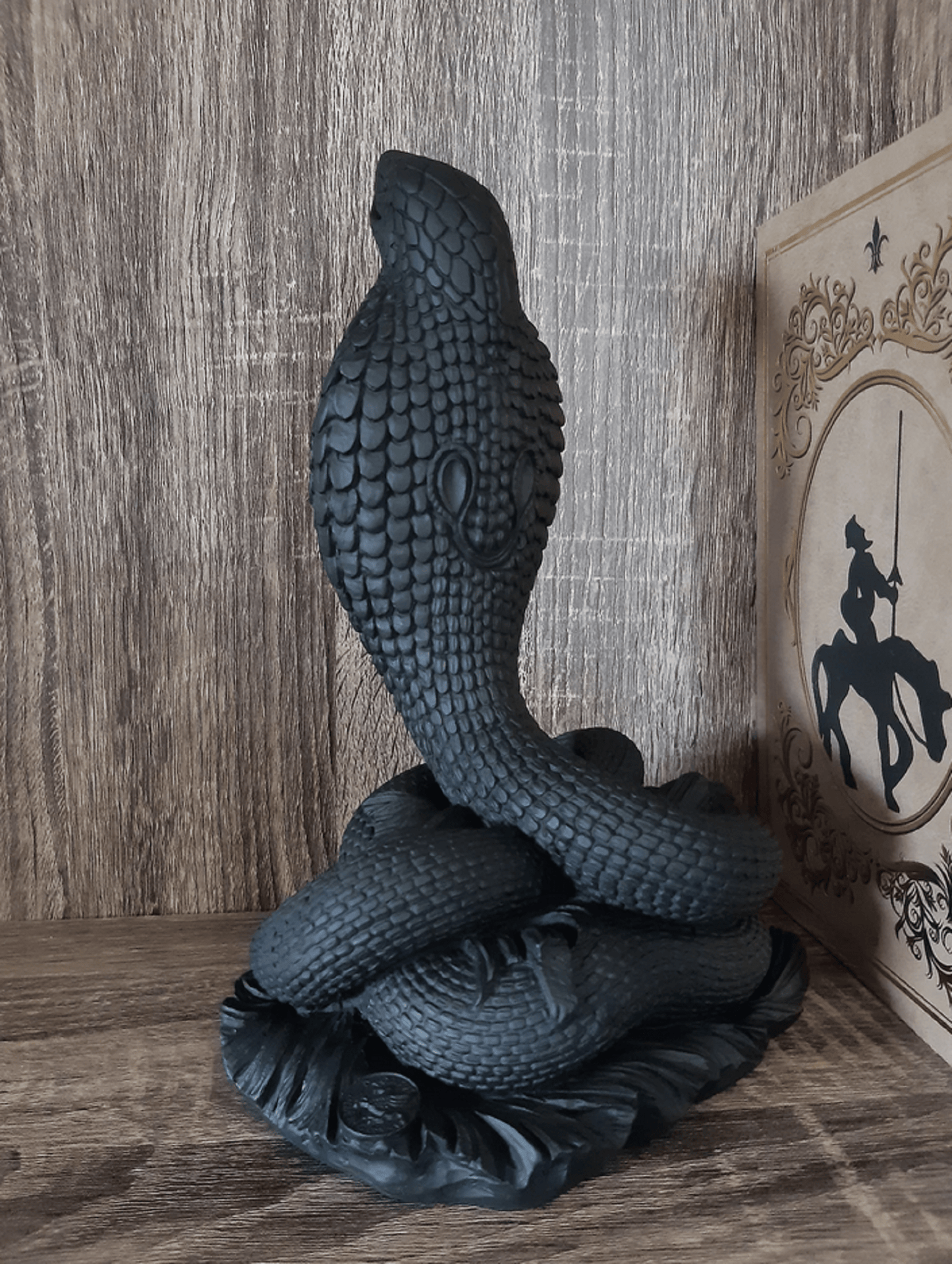 Cobra Statue, Snake Sculpture, 23 cm / 9"