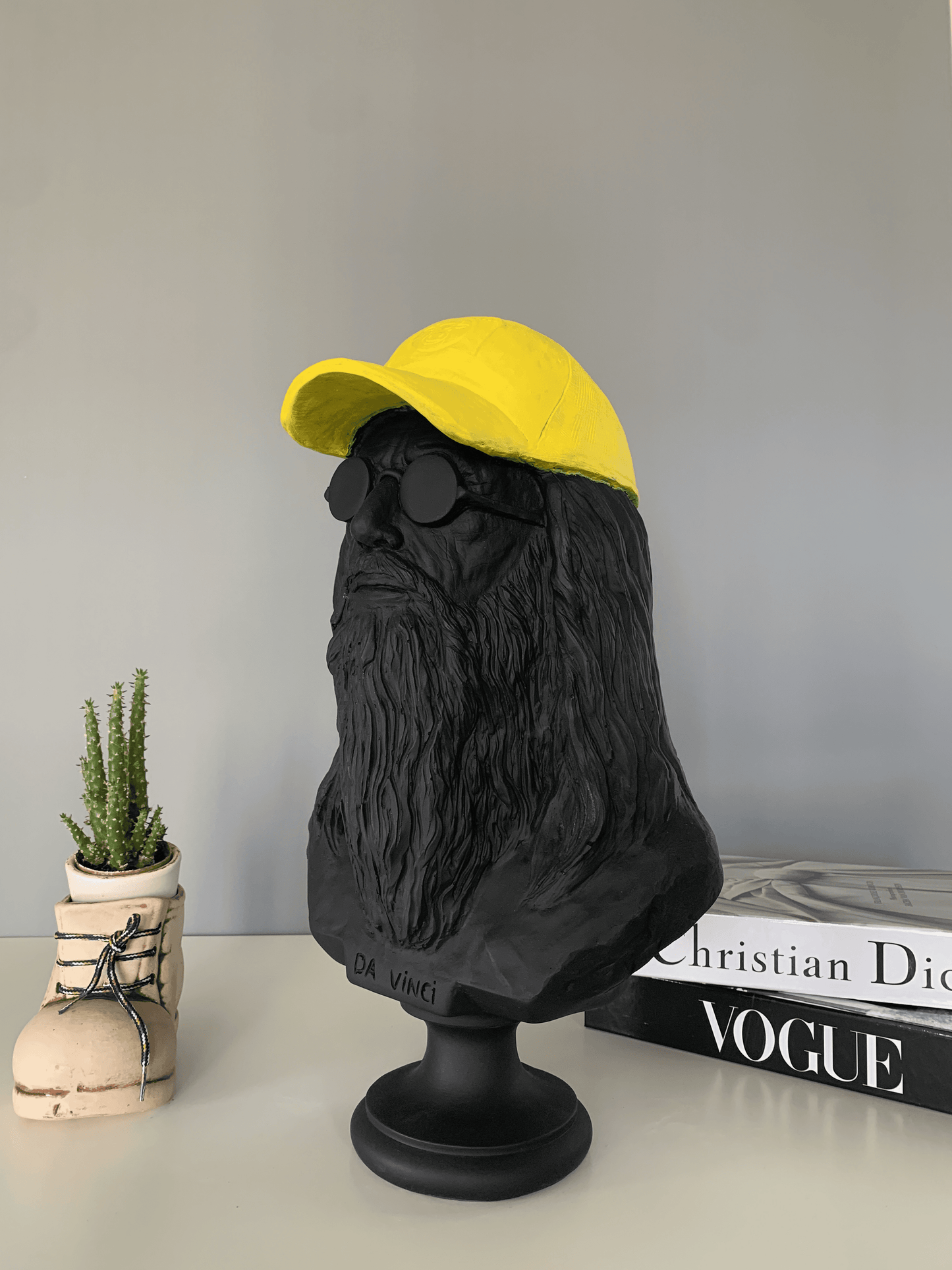 Da Vinci Bust Statue, 44 cm / 17.4"