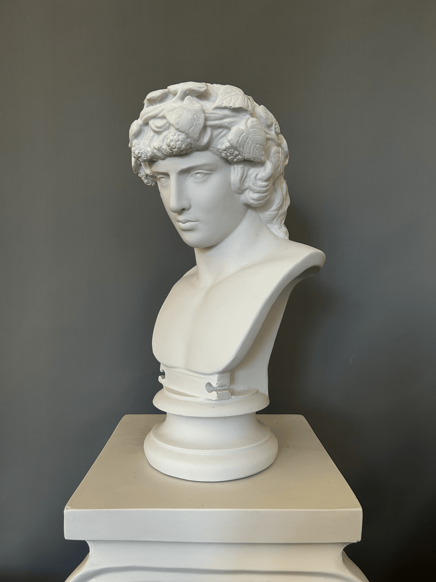 Dionysus Bust Statue - God of Wine, 40 cm /15.5"