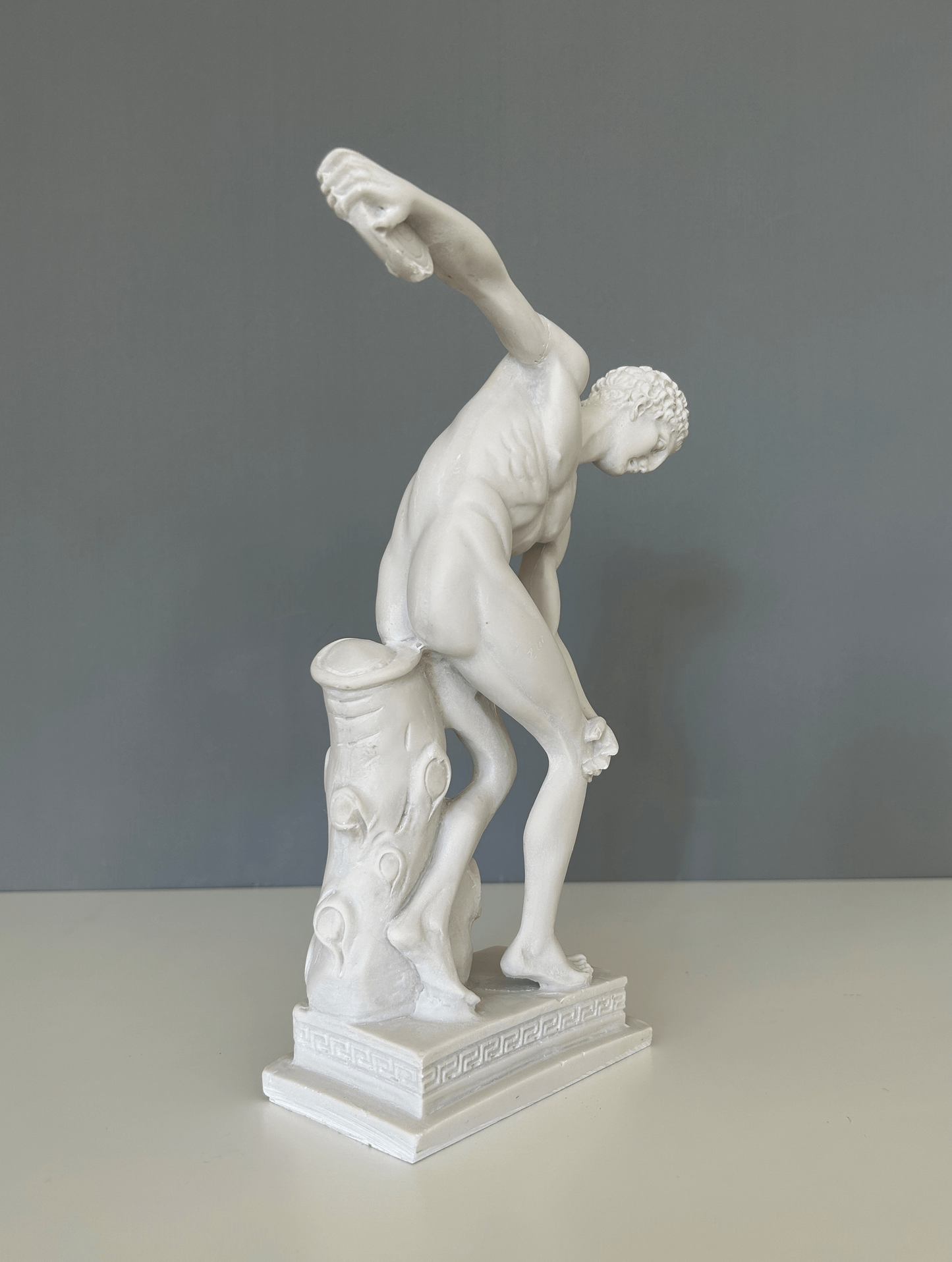 Discus Thrower Bust Statue, Discobolos, 30 cm / 12"