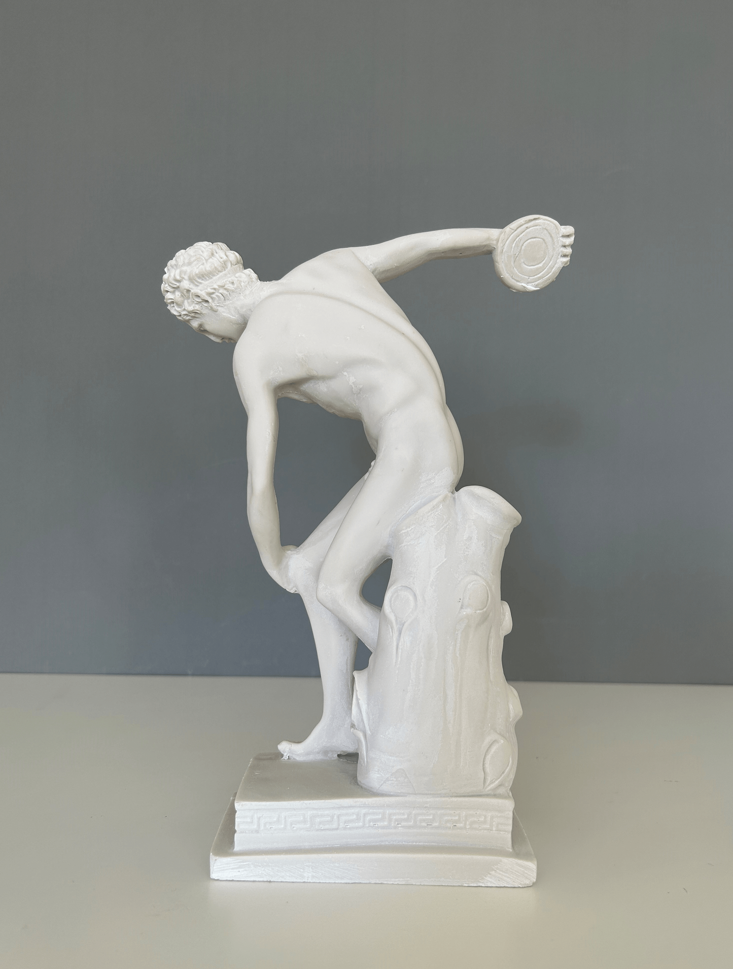 Discus Thrower Bust Statue, Discobolos, 30 cm / 12"