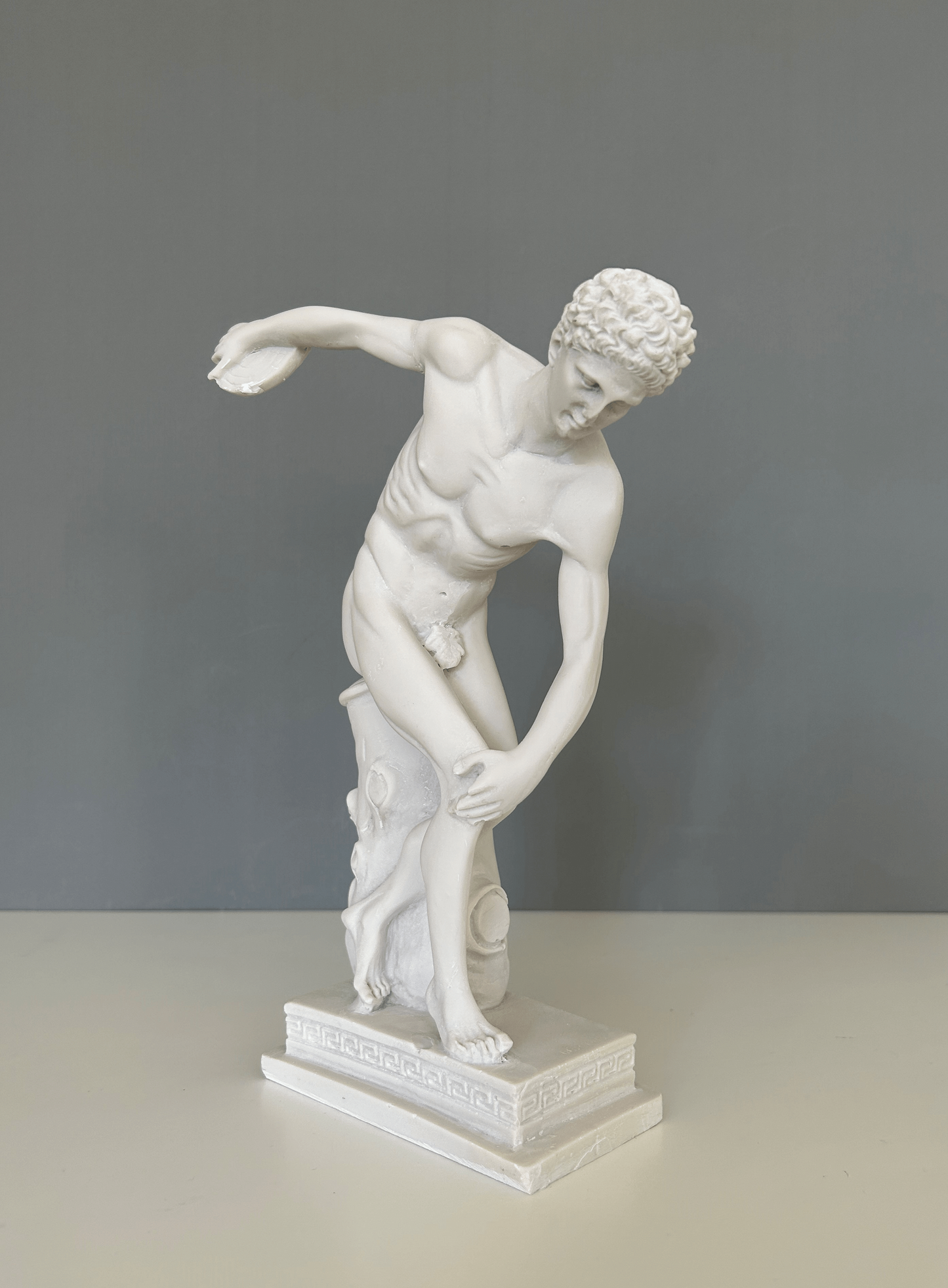 Discus Thrower Bust Statue, Discobolos, 30 cm / 12"