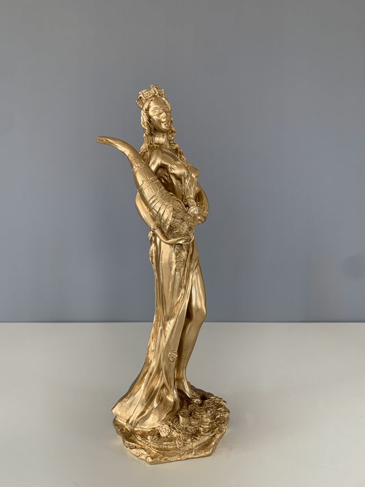 Fortuna Tyche - Greek Goddess of Luck, 29 cm / 11.4"