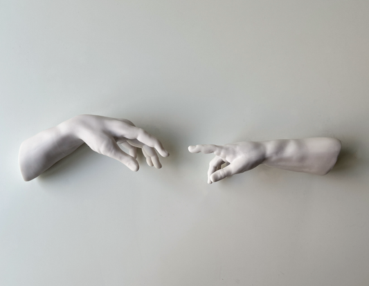 Creation of Adam Wall Sculpture, God's Hand