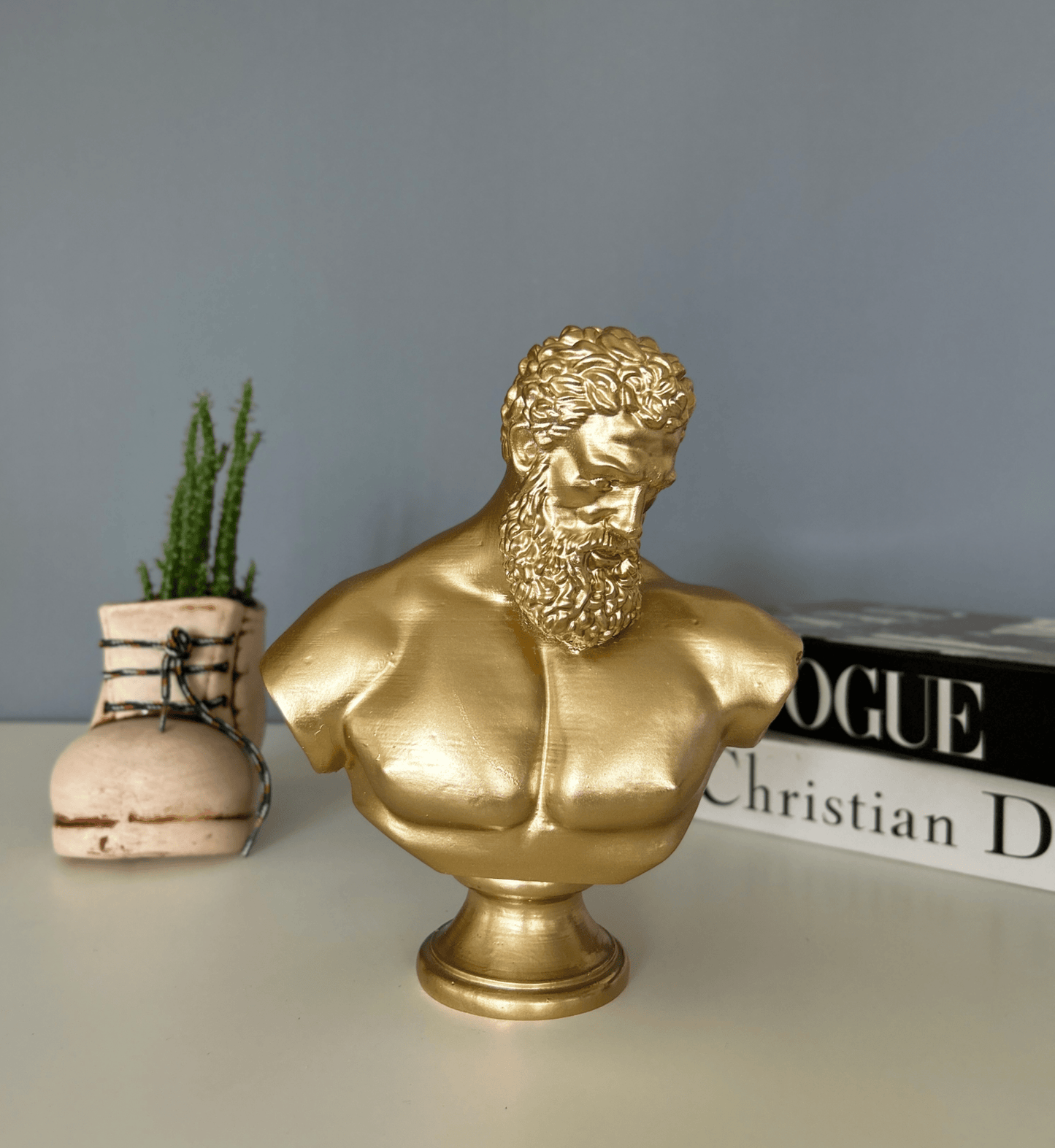 Hercules Bust Statue, 21 cm/ 8.3 "