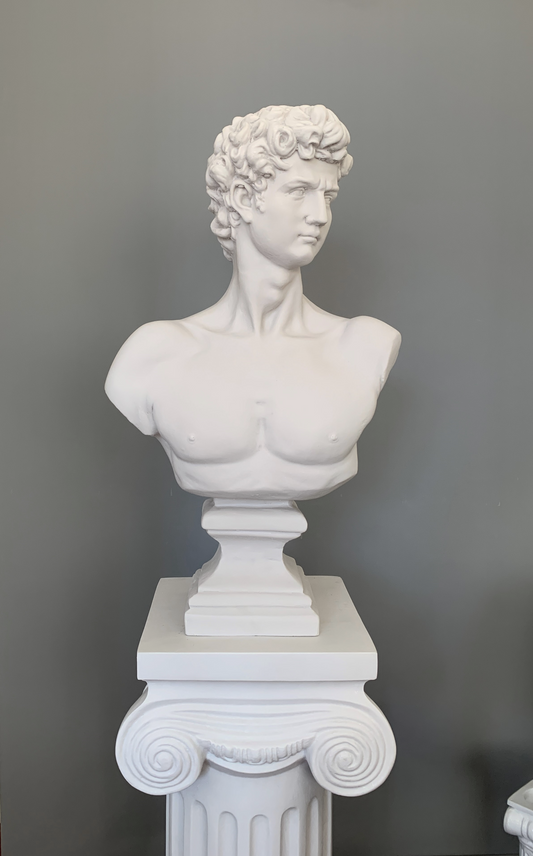 David Bust Statue, 55 cm / 22"