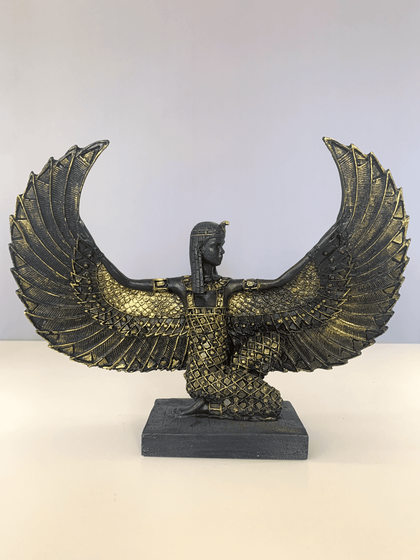 Egyptian Goddess Isis Open Wings Statue, 29 cm / 11.4"