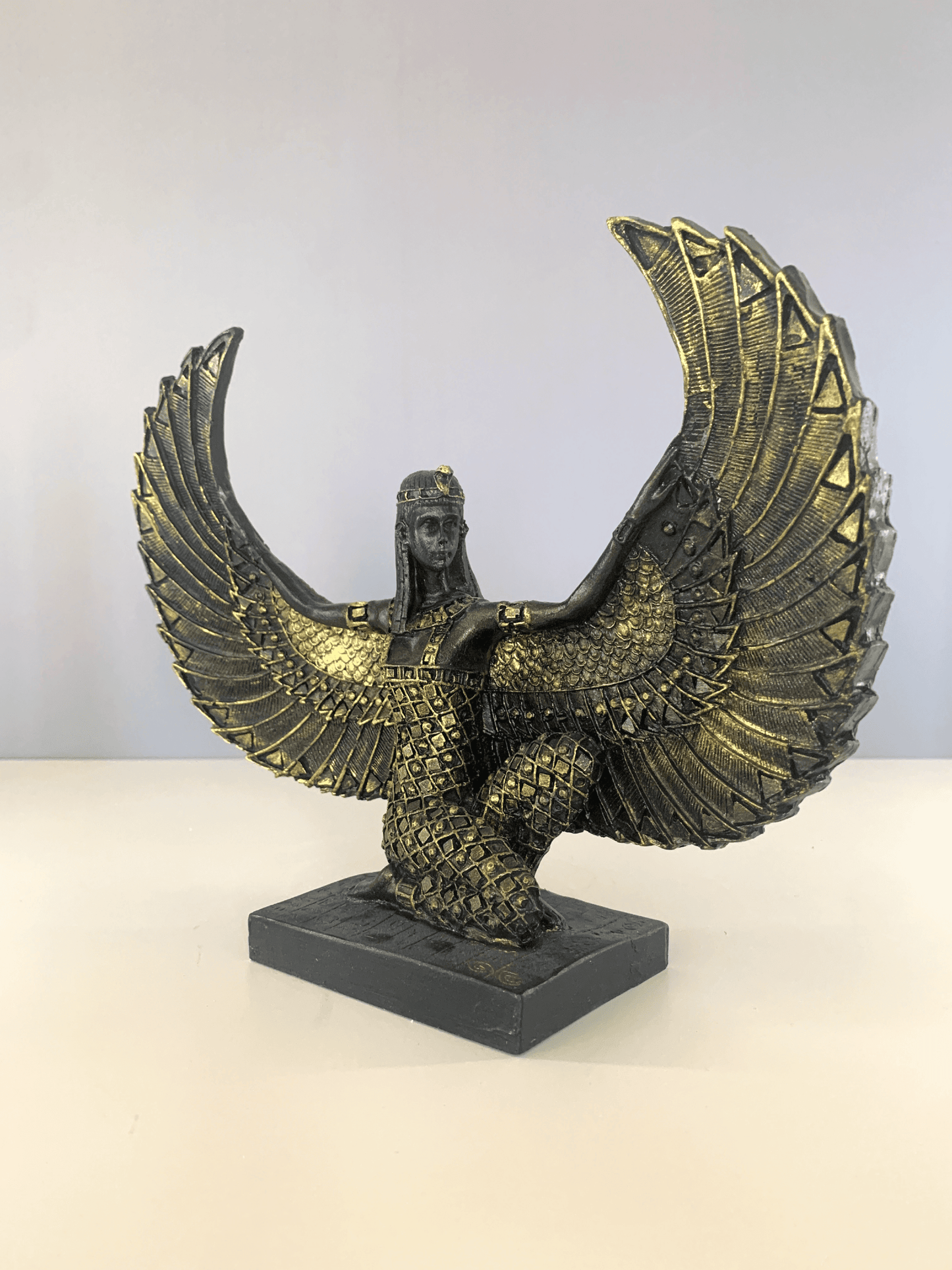 Egyptian Goddess Isis Open Wings Statue, 29 cm / 11.4"