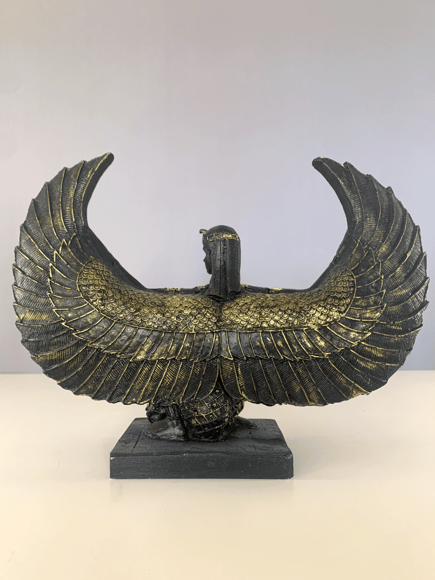 Egyptian Goddess Isis Open Wings Statue, 29 cm / 11.4"