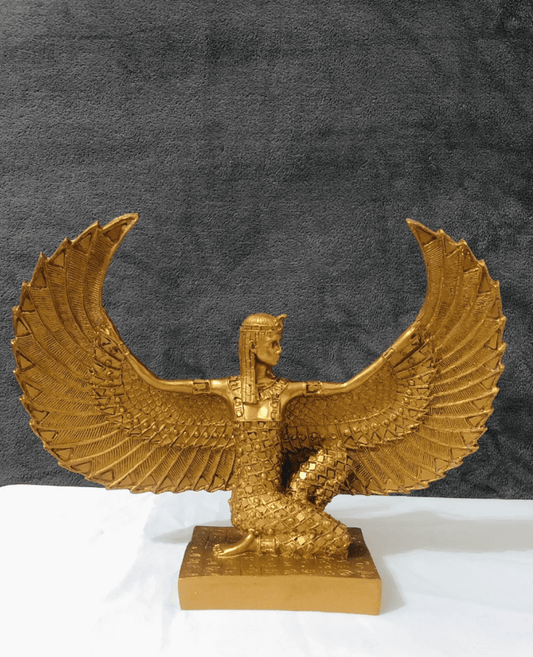 Egyptian Goddess Isis Open Wings Statue, 29 cm / 11.4"