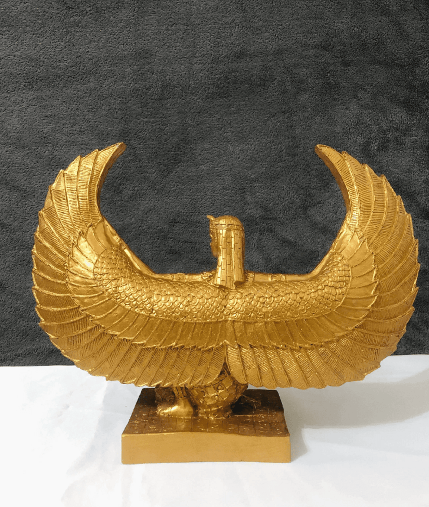 Egyptian Goddess Isis Open Wings Statue, 29 cm / 11.4"