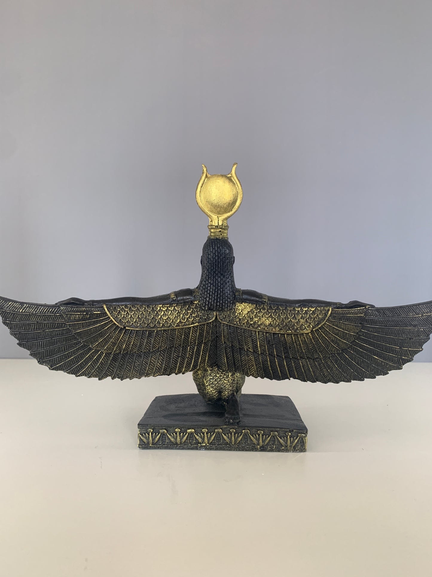 Egyptian Goddess Isis Wings Statue, 31 cm / 12.2"