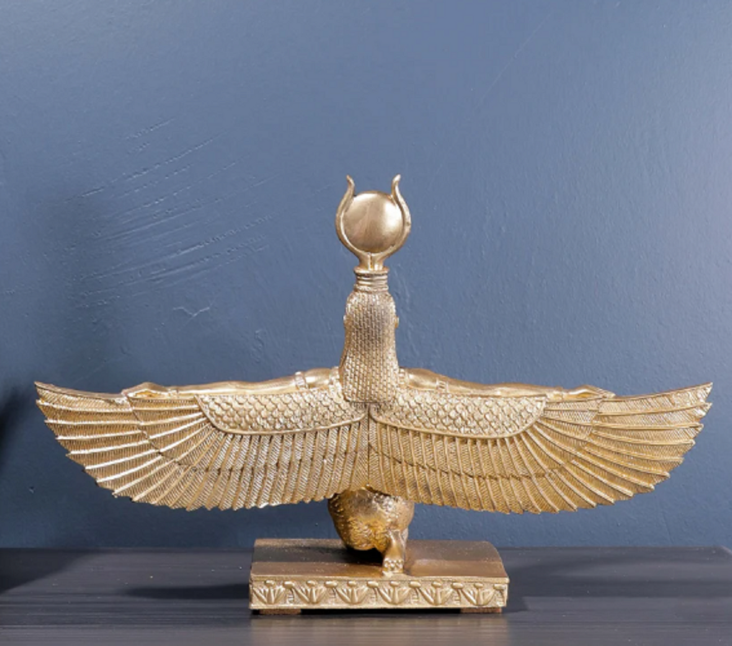 Egyptian Goddess Isis Wings Statue, 31 cm / 12.2"