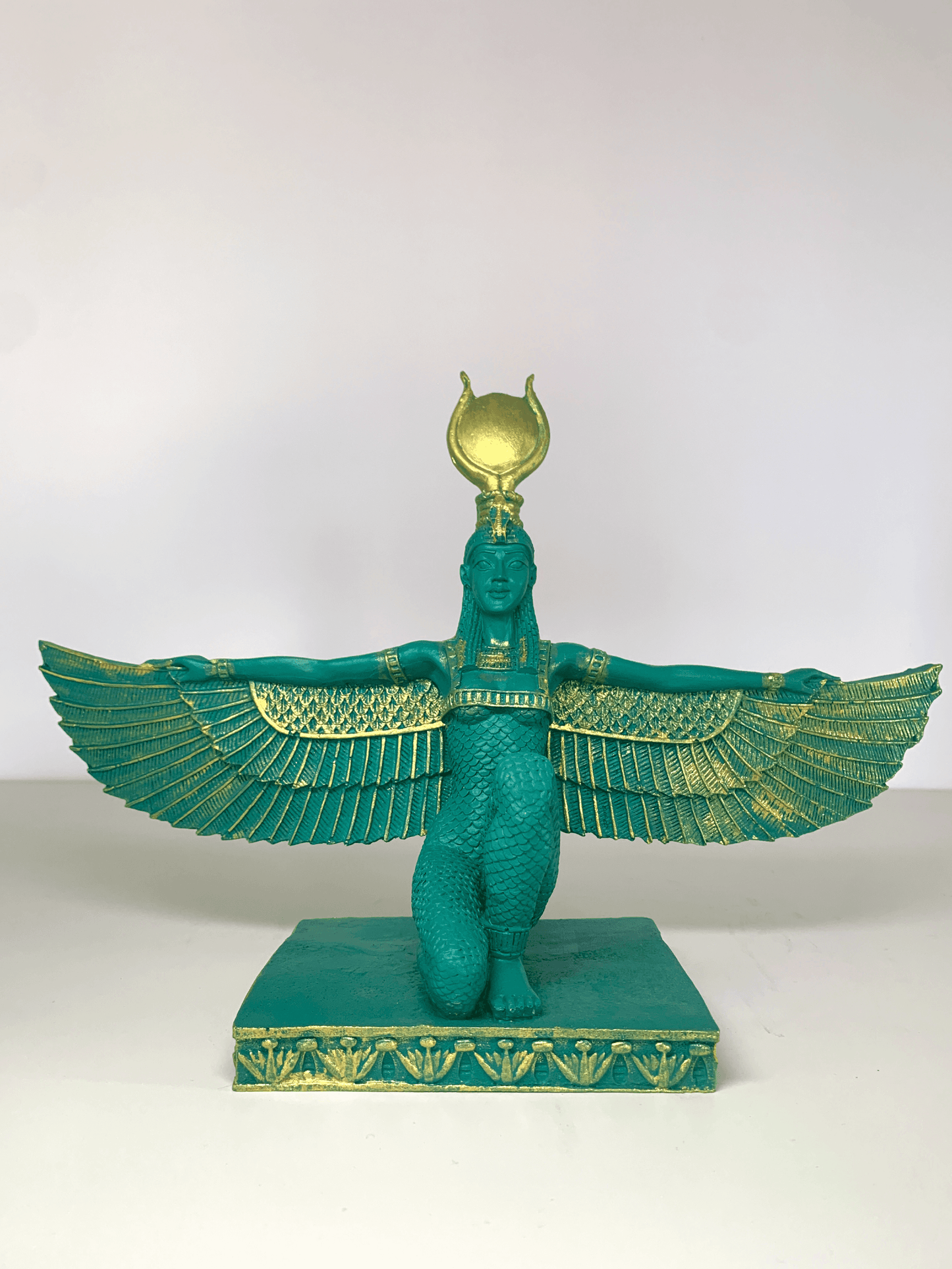 Egyptian Goddess Isis Wings Statue, 31 cm / 12.2"