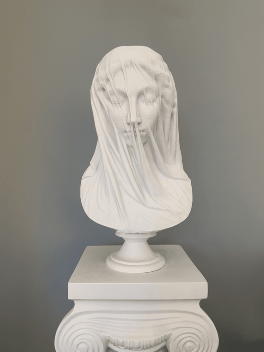 Veiled Lady Bust Statue, 47 cm / 18.5", Virgin Mary