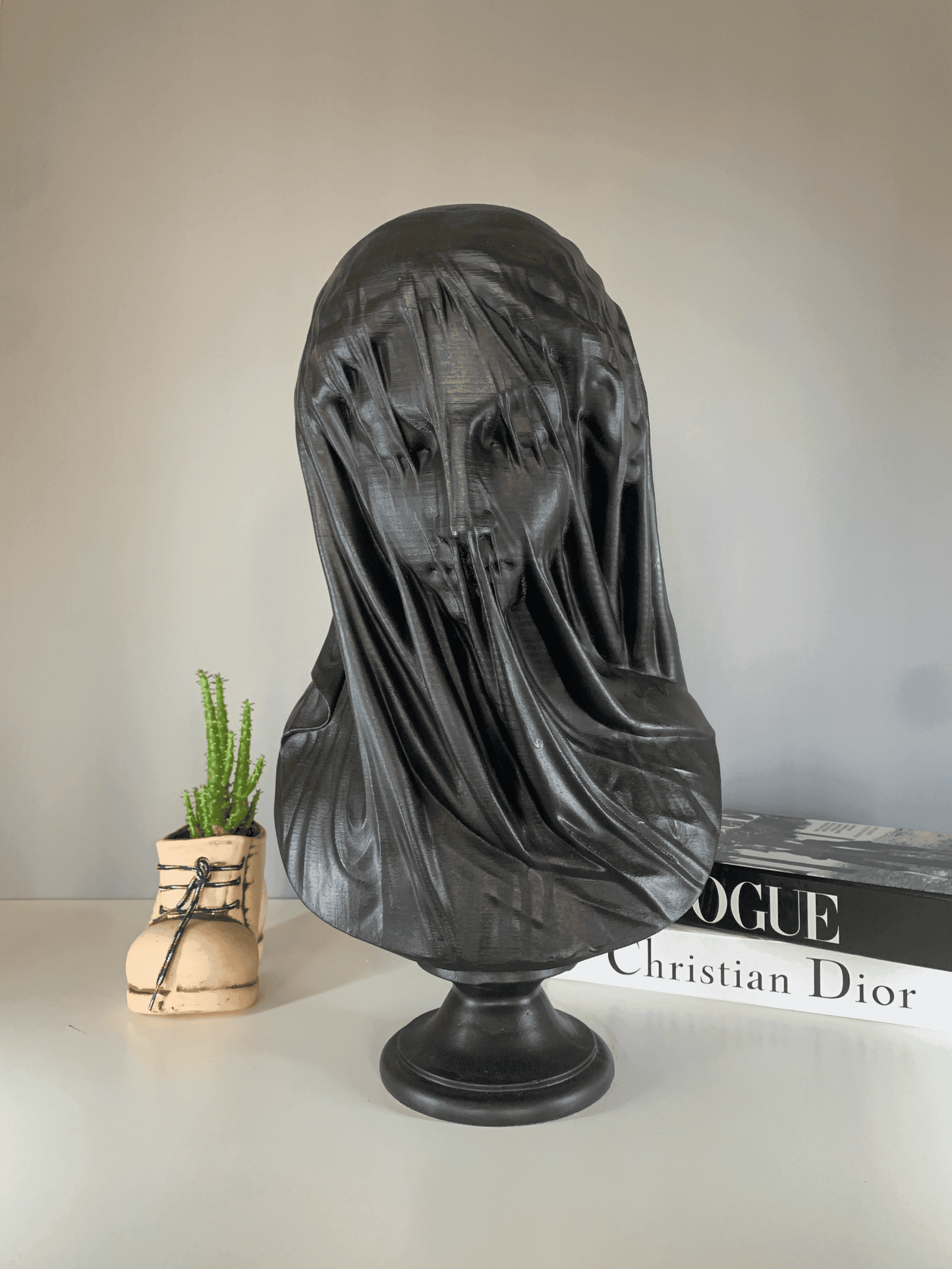 Veiled Lady Bust Statue, 47 cm / 18.5", Virgin Mary