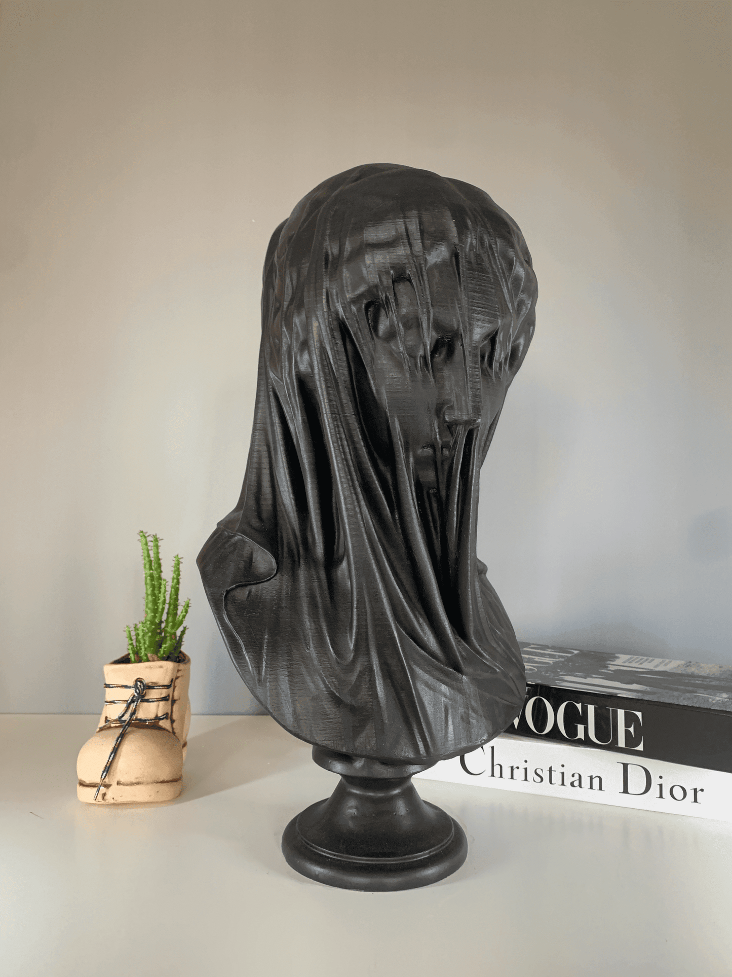 Veiled Lady Bust Statue, 47 cm / 18.5", Virgin Mary