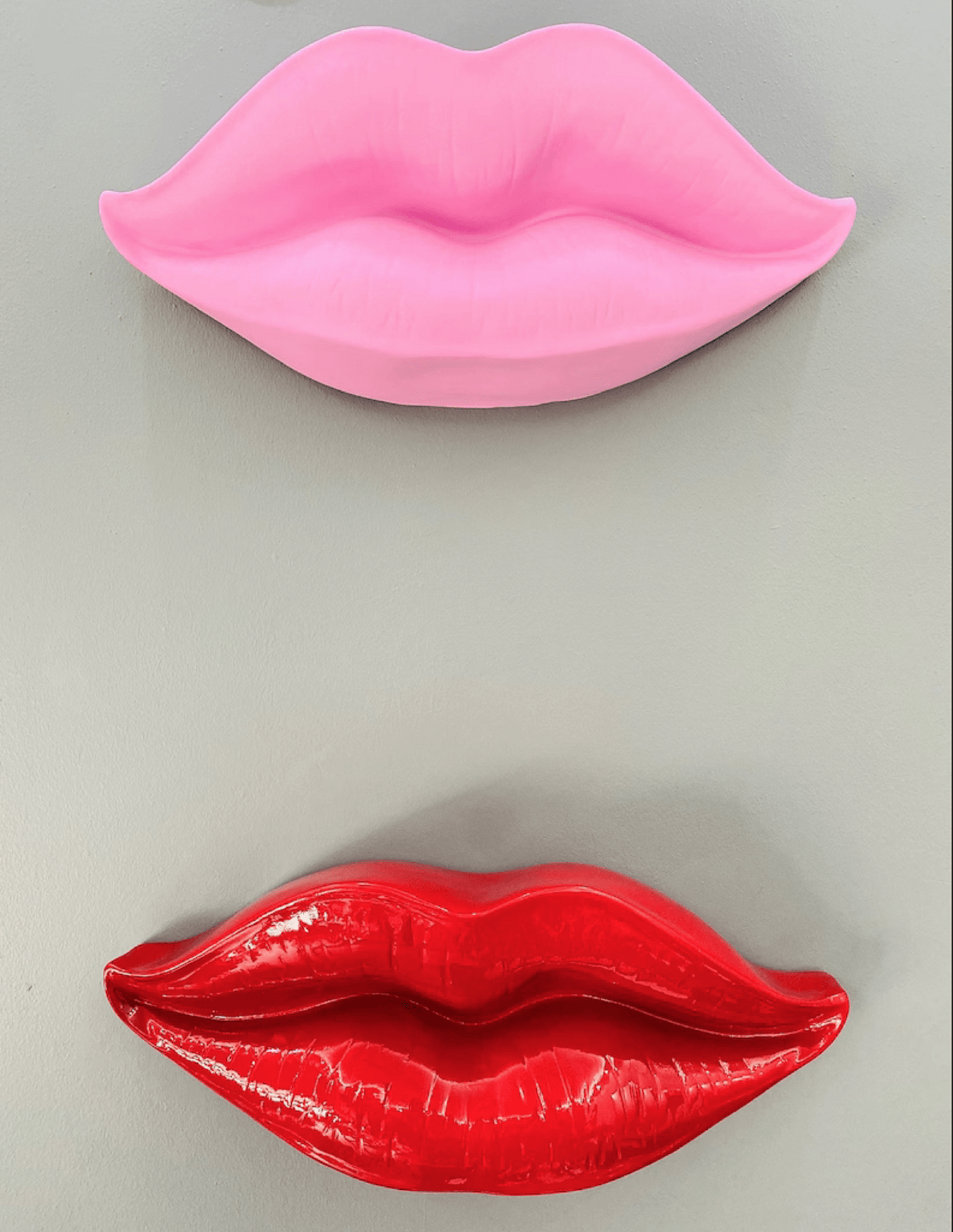 Big Lips Wall Sculpture, 55 cm / 21.6", Unique Wall Art