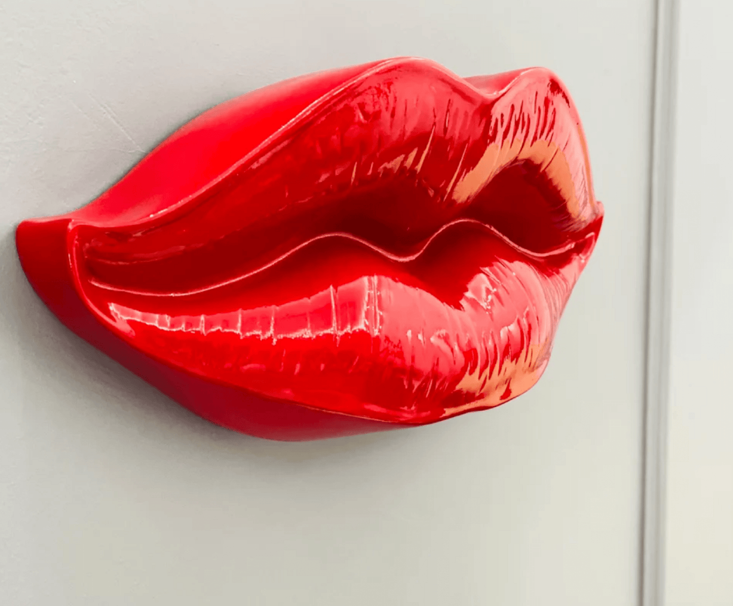 Big Lips Wall Sculpture, 55 cm / 21.6", Unique Wall Art