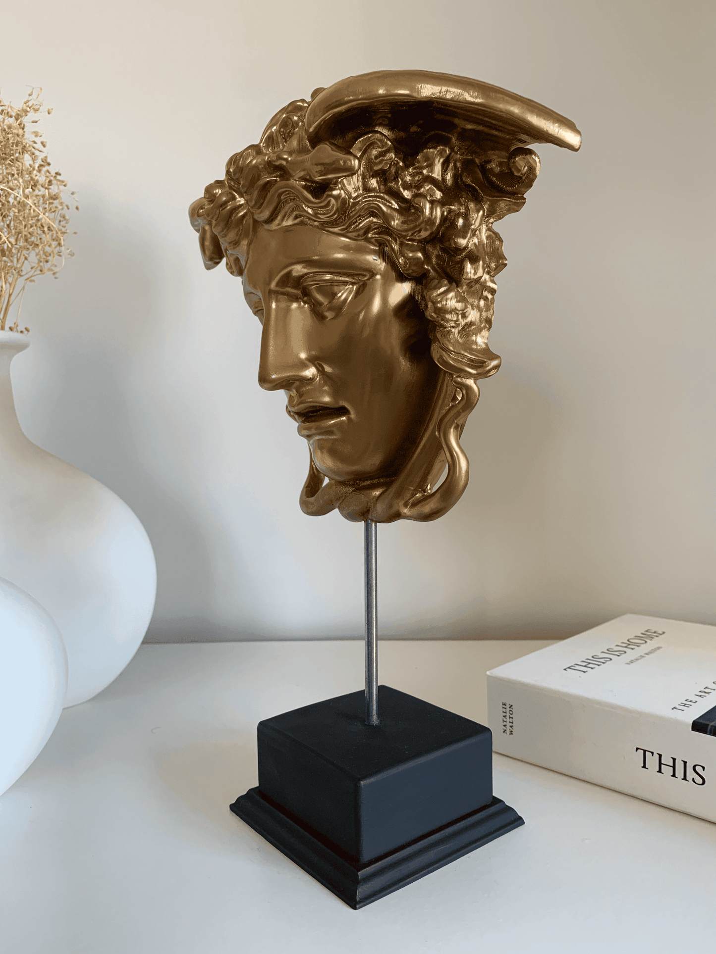 Medusa Head Statue, 33 cm / 13"