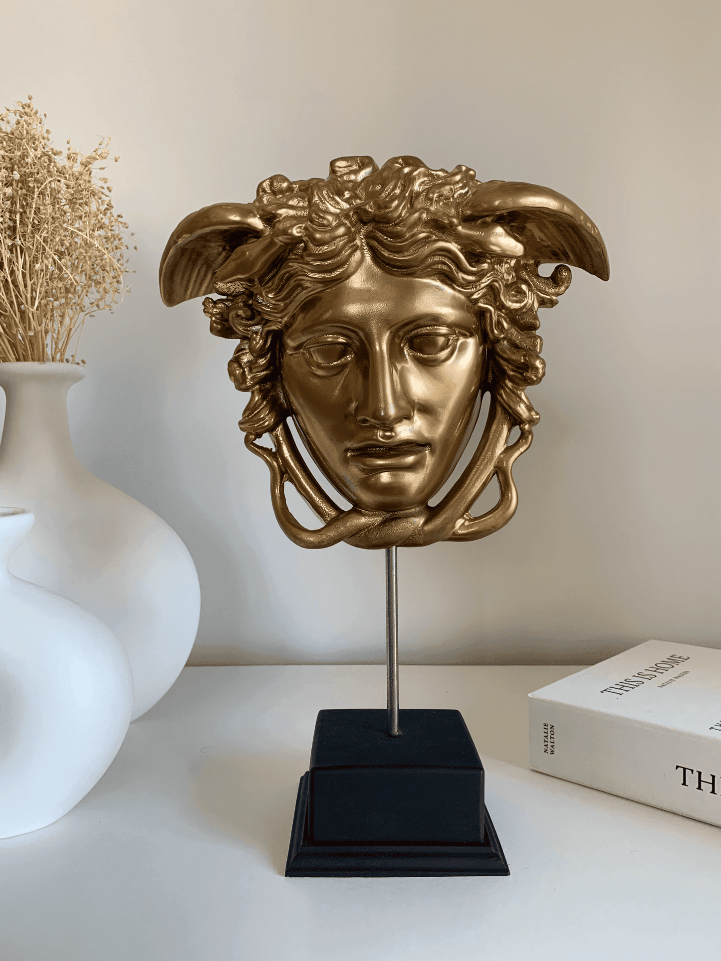 Medusa Head Statue, 33 cm / 13"