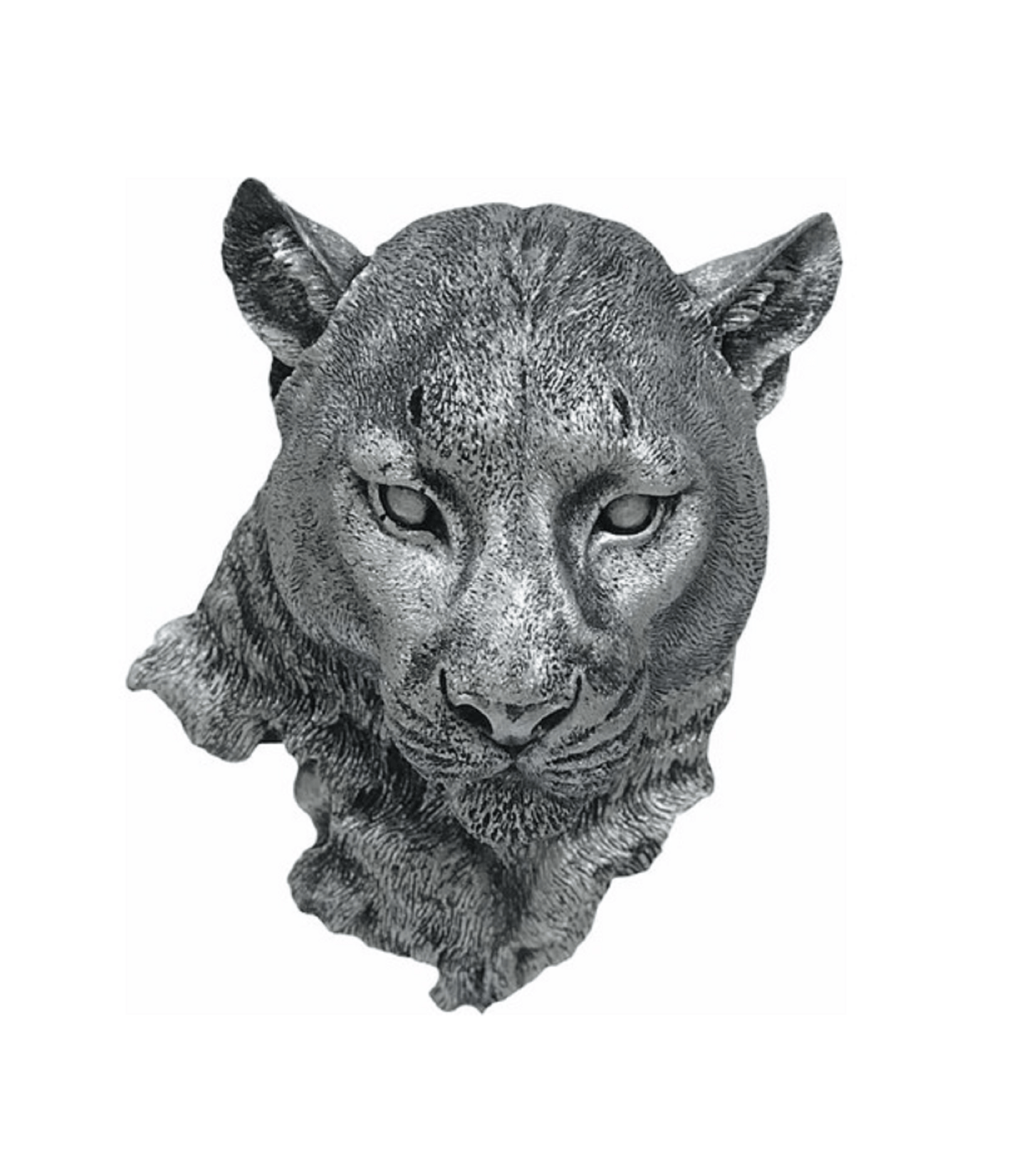 Panther Head Wall Sculpture, 22 cm / 9", Puma Head Wall Decor