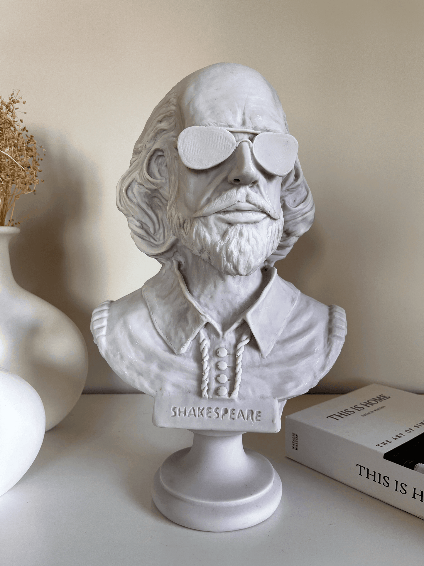 Shakespeare Bust Statue, 40 cm / 15.8"