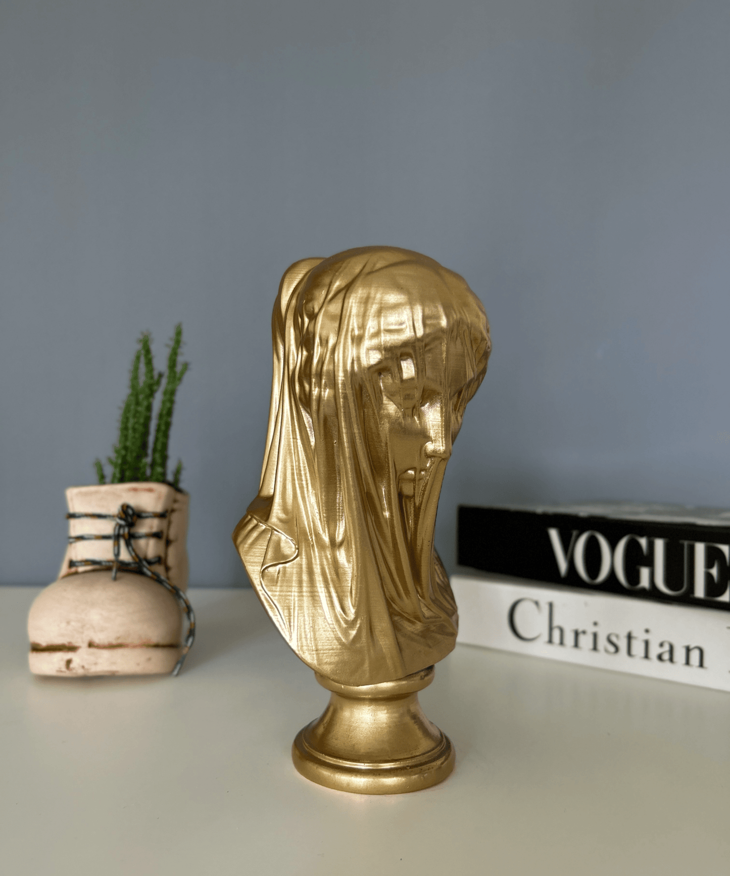 Veiled Lady Bust Statue, 21 cm / 8.3", Virgin Mary