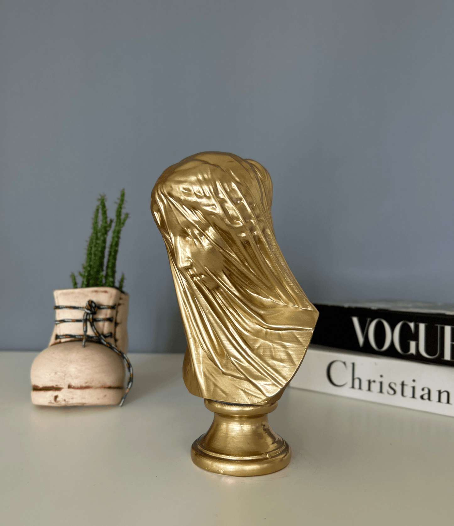 Veiled Lady Bust Statue, 21 cm / 8.3", Virgin Mary