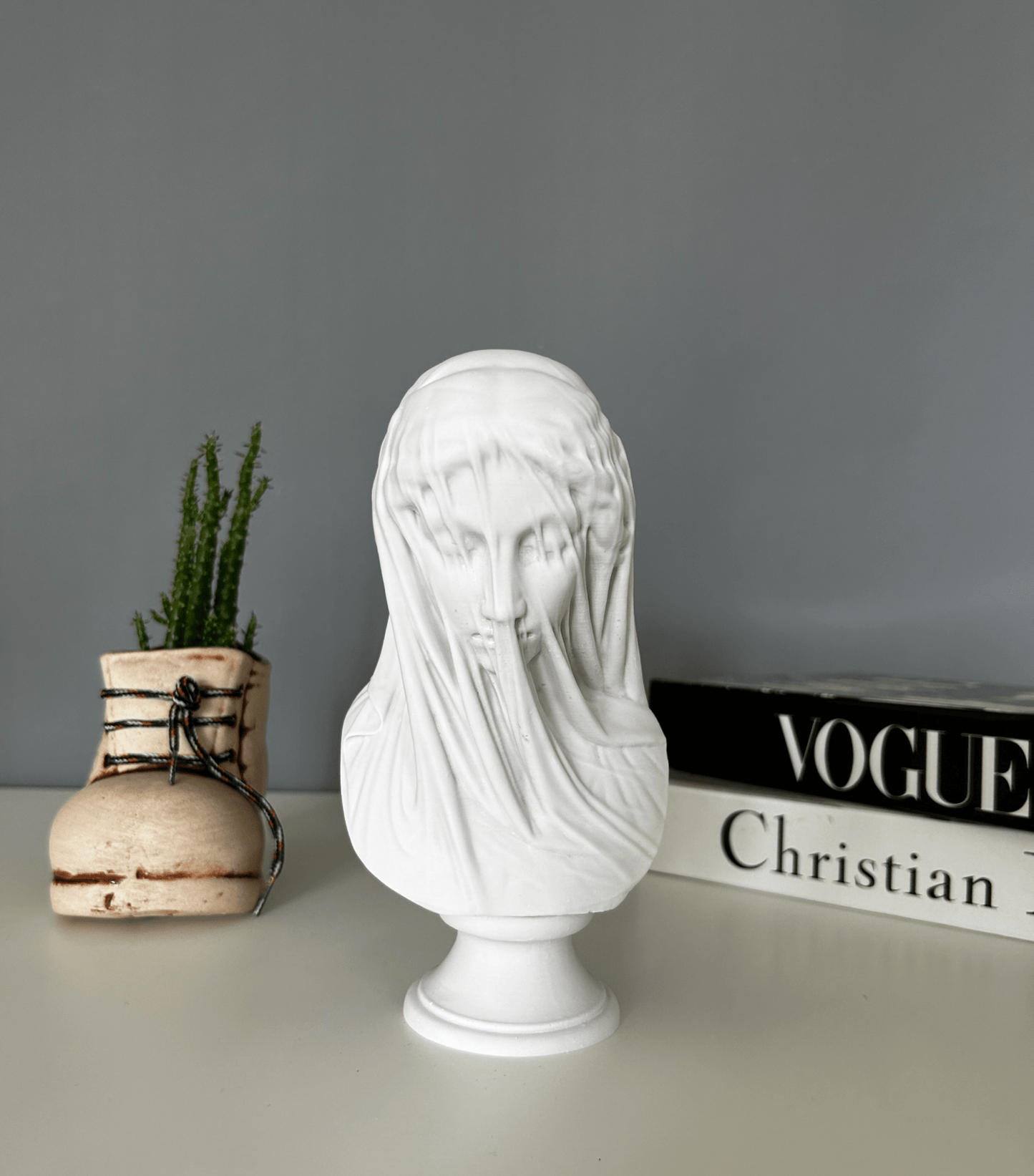 Veiled Lady Bust Statue, 21 cm / 8.3", Virgin Mary