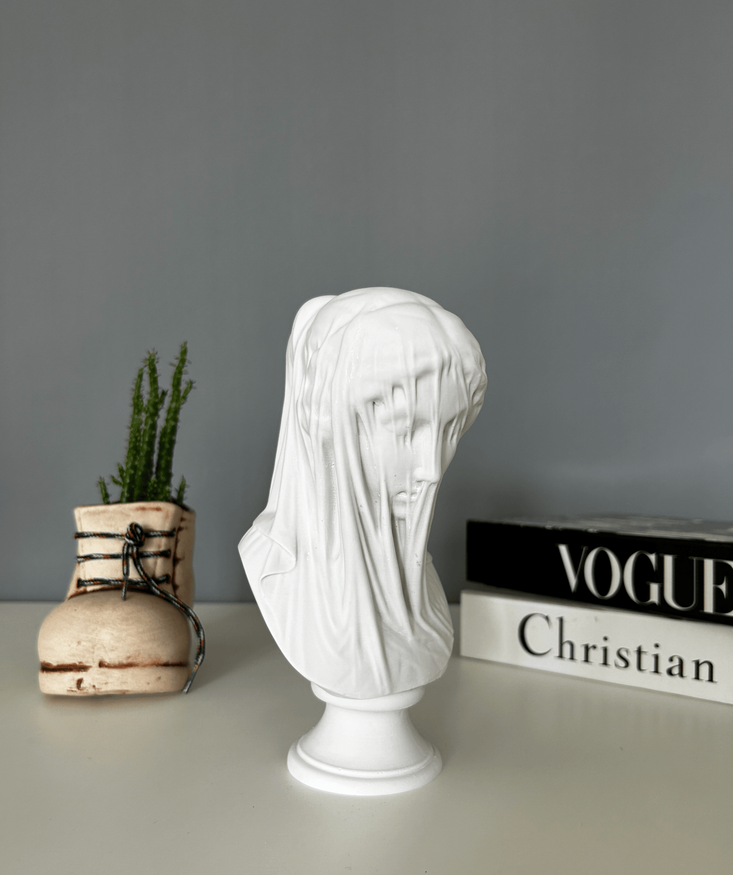 Veiled Lady Bust Statue, 21 cm / 8.3", Virgin Mary