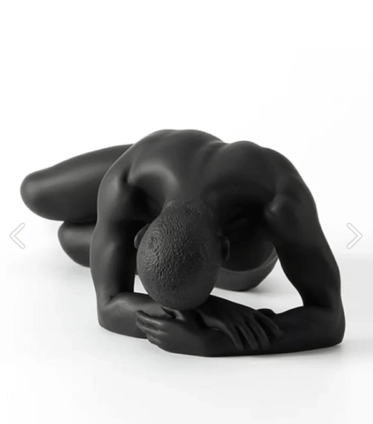 Naked Man Statue, 35 cm / 14", Thinking Man Sculpture