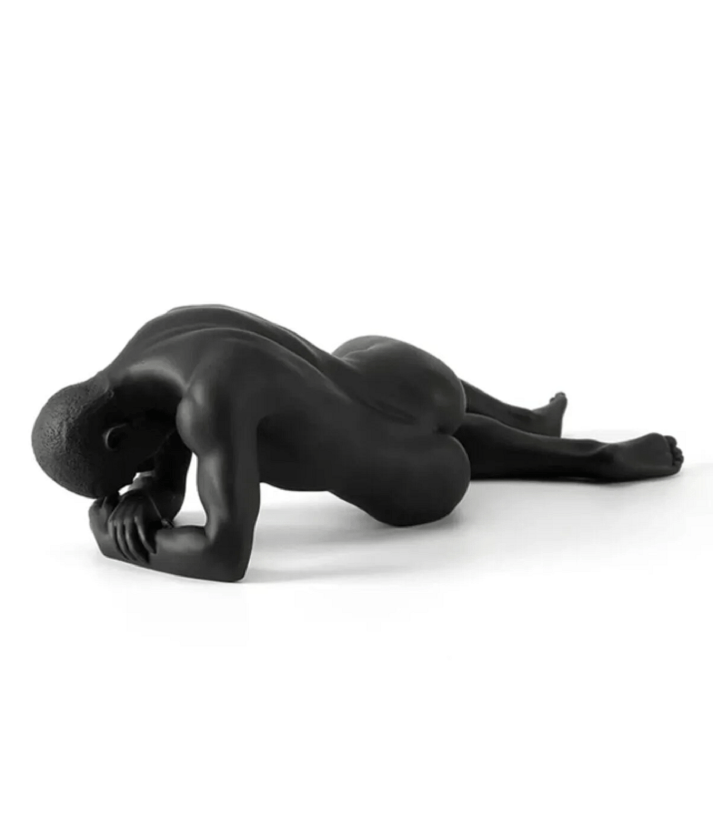 Naked Man Statue, 35 cm / 14", Thinking Man Sculpture