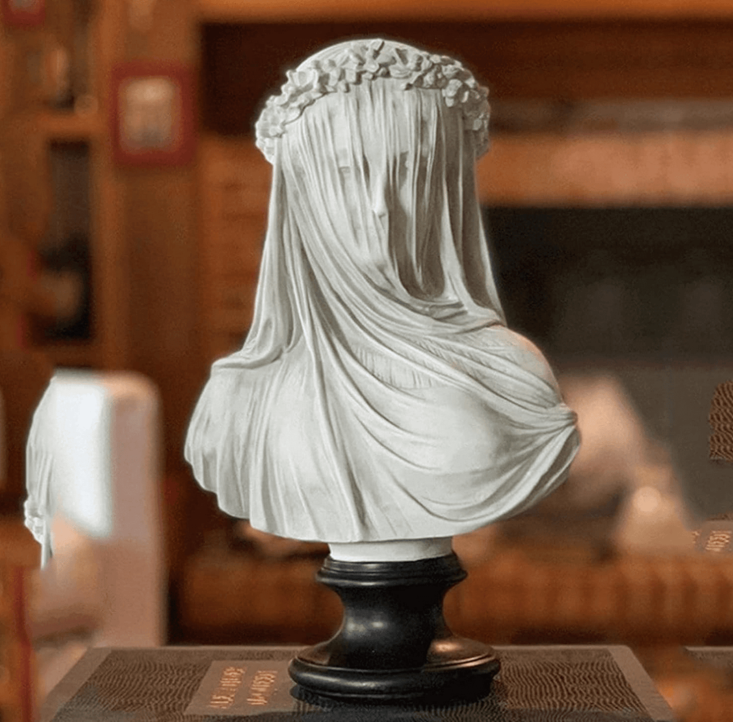 Veiled Lady Bust Statue, 36 cm / 14", Virgin Mary